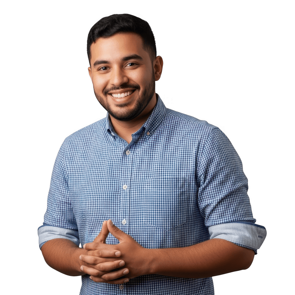 latino man smilling
